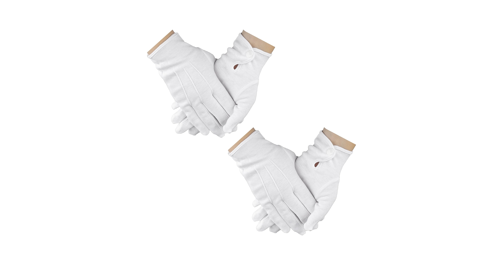 Amazon.com: Salbsever Men's White Cotton Gloves - Parade